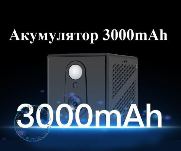 Мініі камера CB75 - Wi-Fi з підтримкою хмарного сховища 4K 5МП 1080P 3000мАг